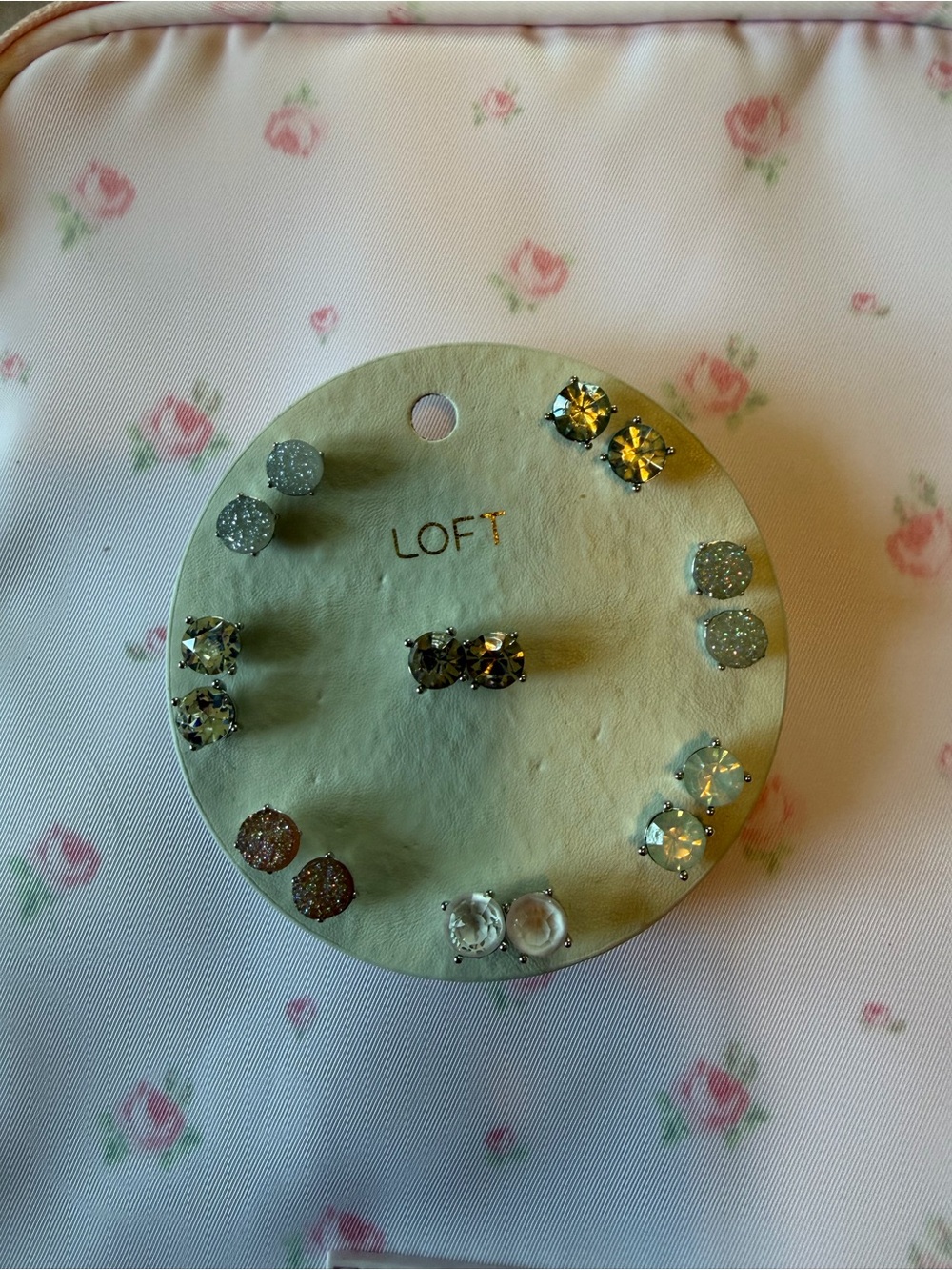 LOFT Clear and Silver Stud Earring Multipack